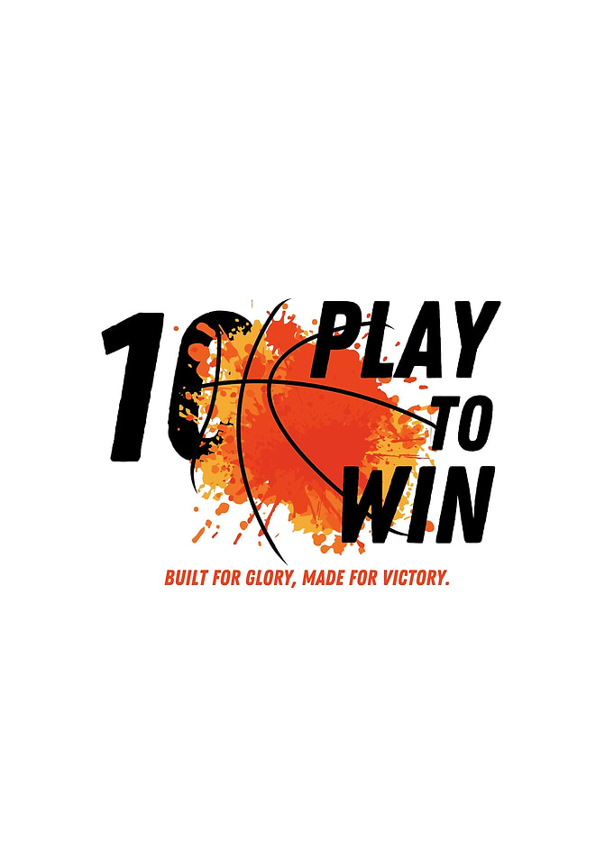 Basketball Play to Win Graphic