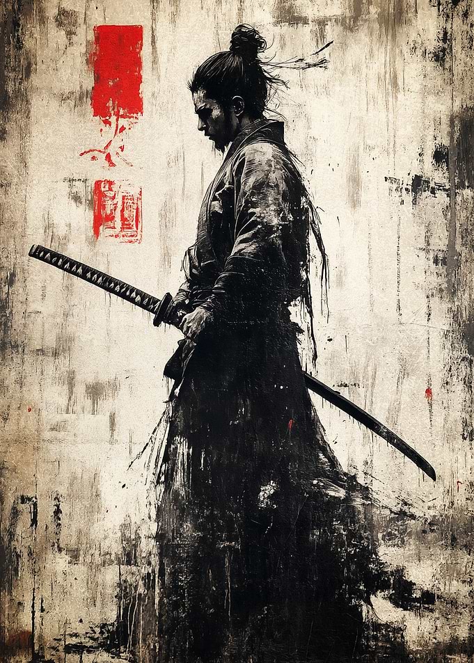 Sun Tzu Warrior Graffiti Artwork