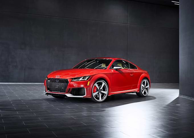 Red Audi TT RS Coupe