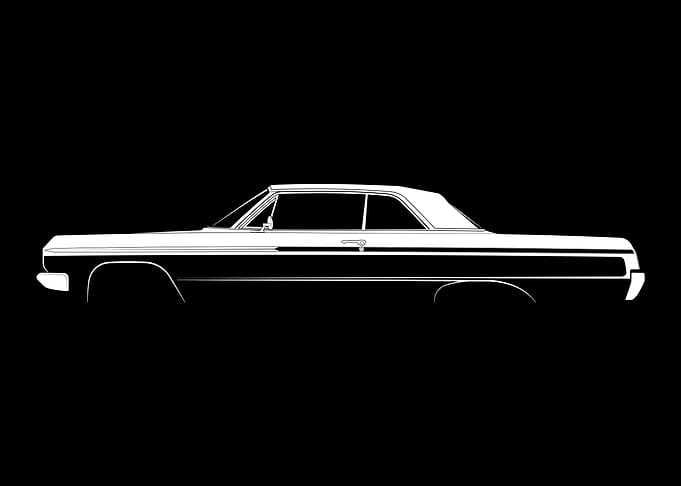 Impala SS (1964) Silhouette