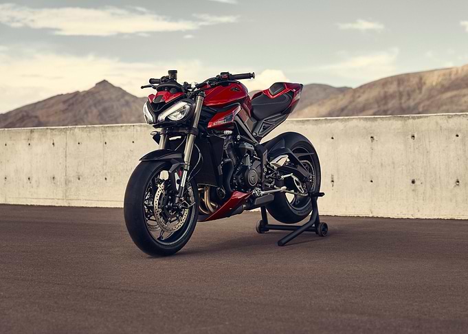 Red Triumph Street Triple