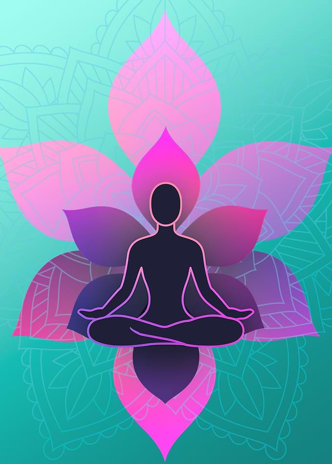 Stylized Meditation Lotus