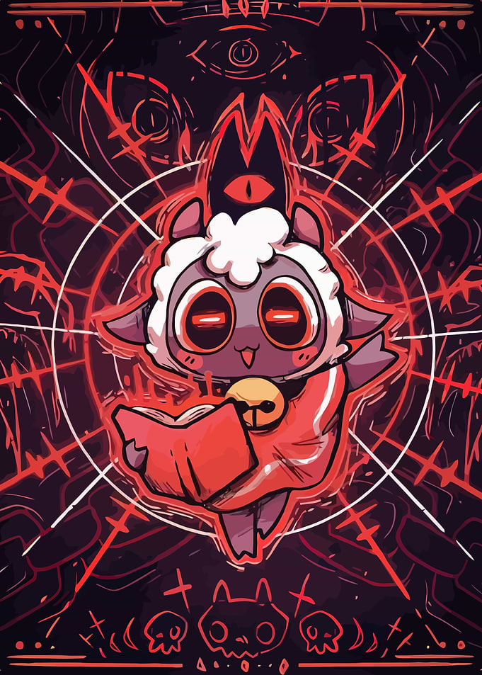Cute Demon Sheep