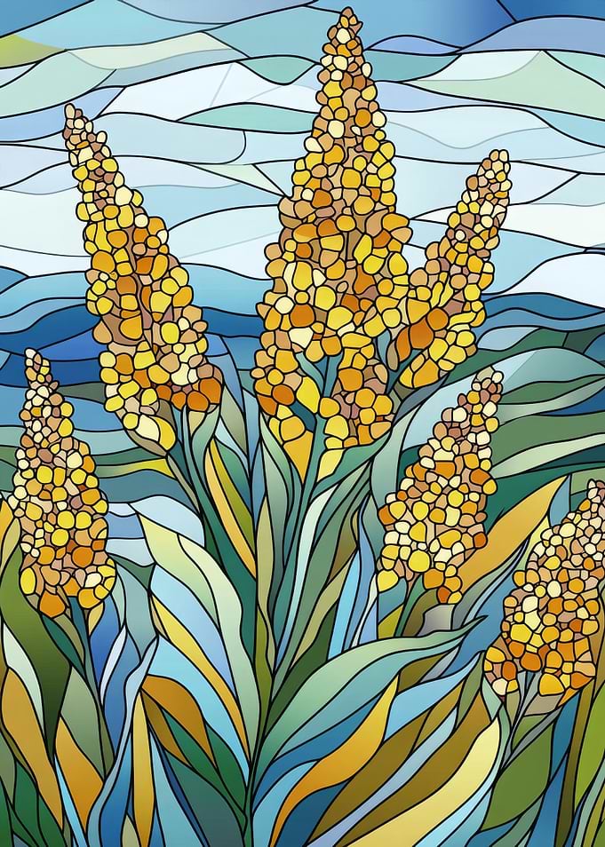 Stained Glass Flowers