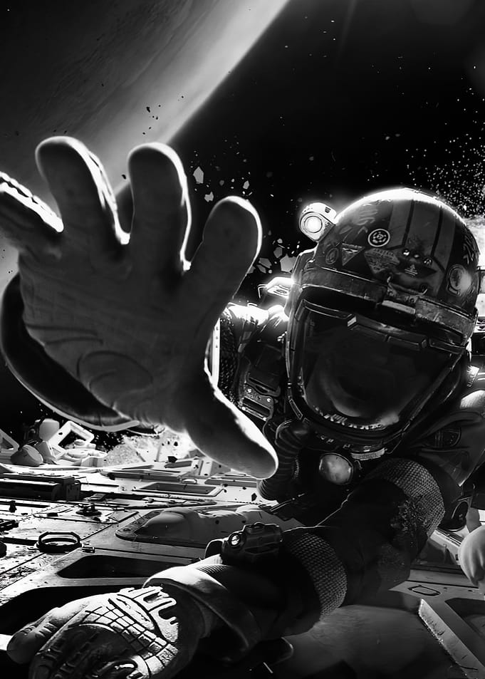 Space Suit in Distress