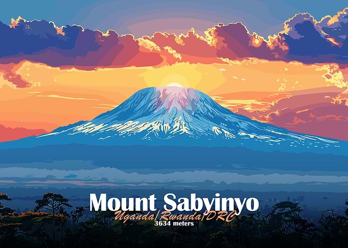 Mount Sabinyo Landscape