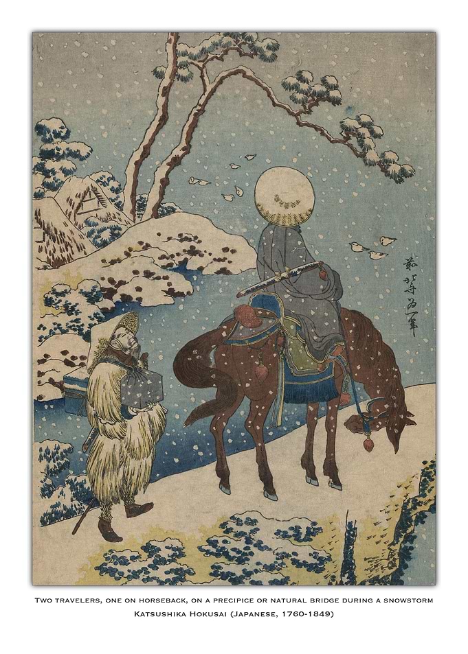 Snowstorm Travelers