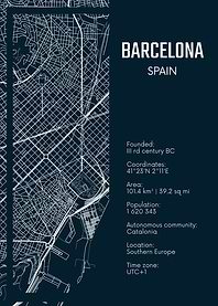 Barcelona City Map