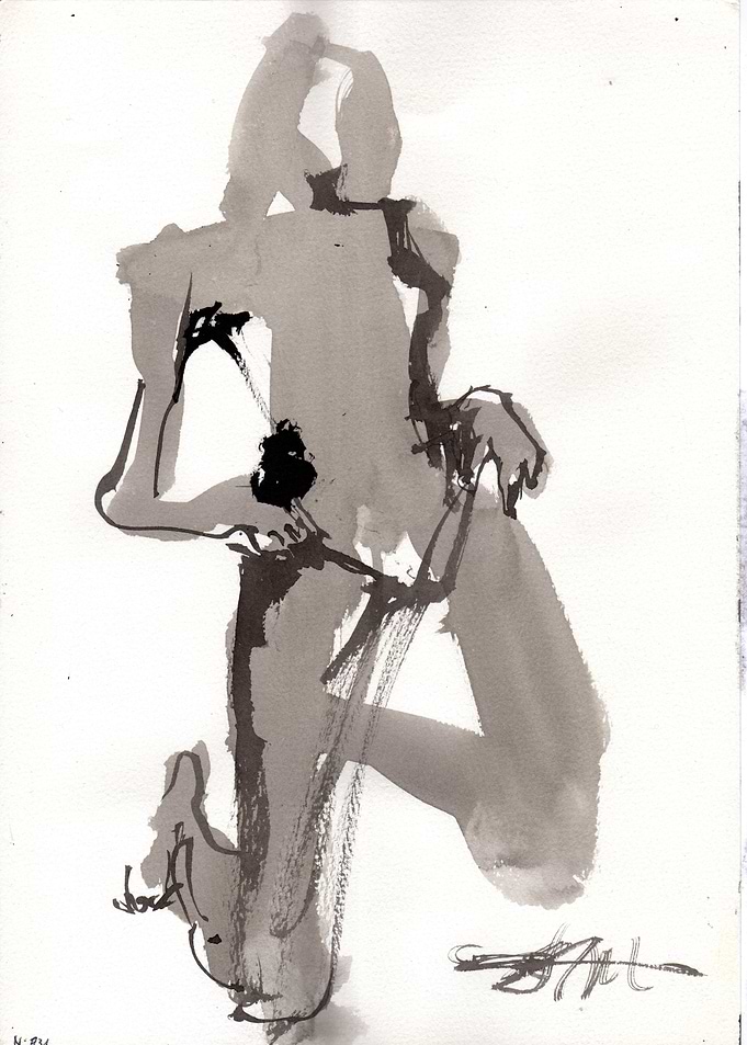 N°931 Young woman in bikini