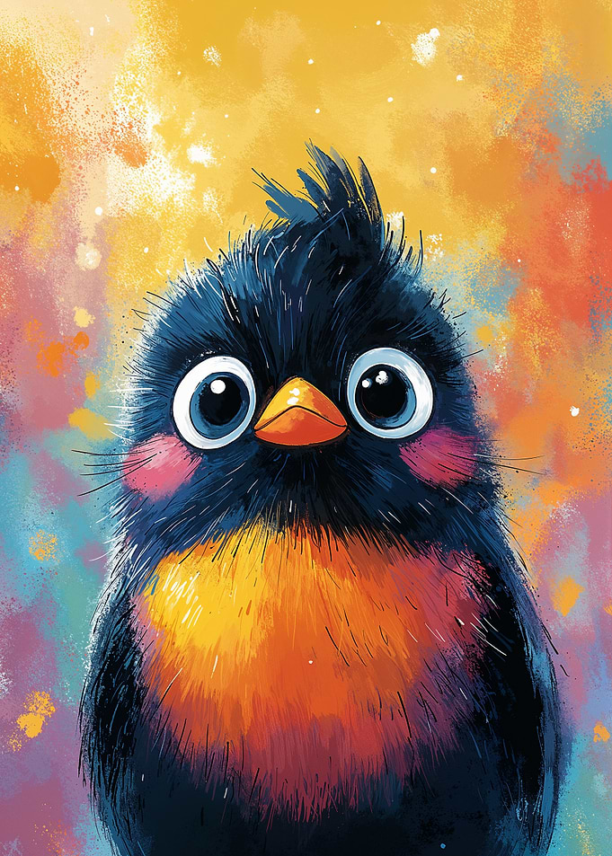 Cute Cartoon Bird
