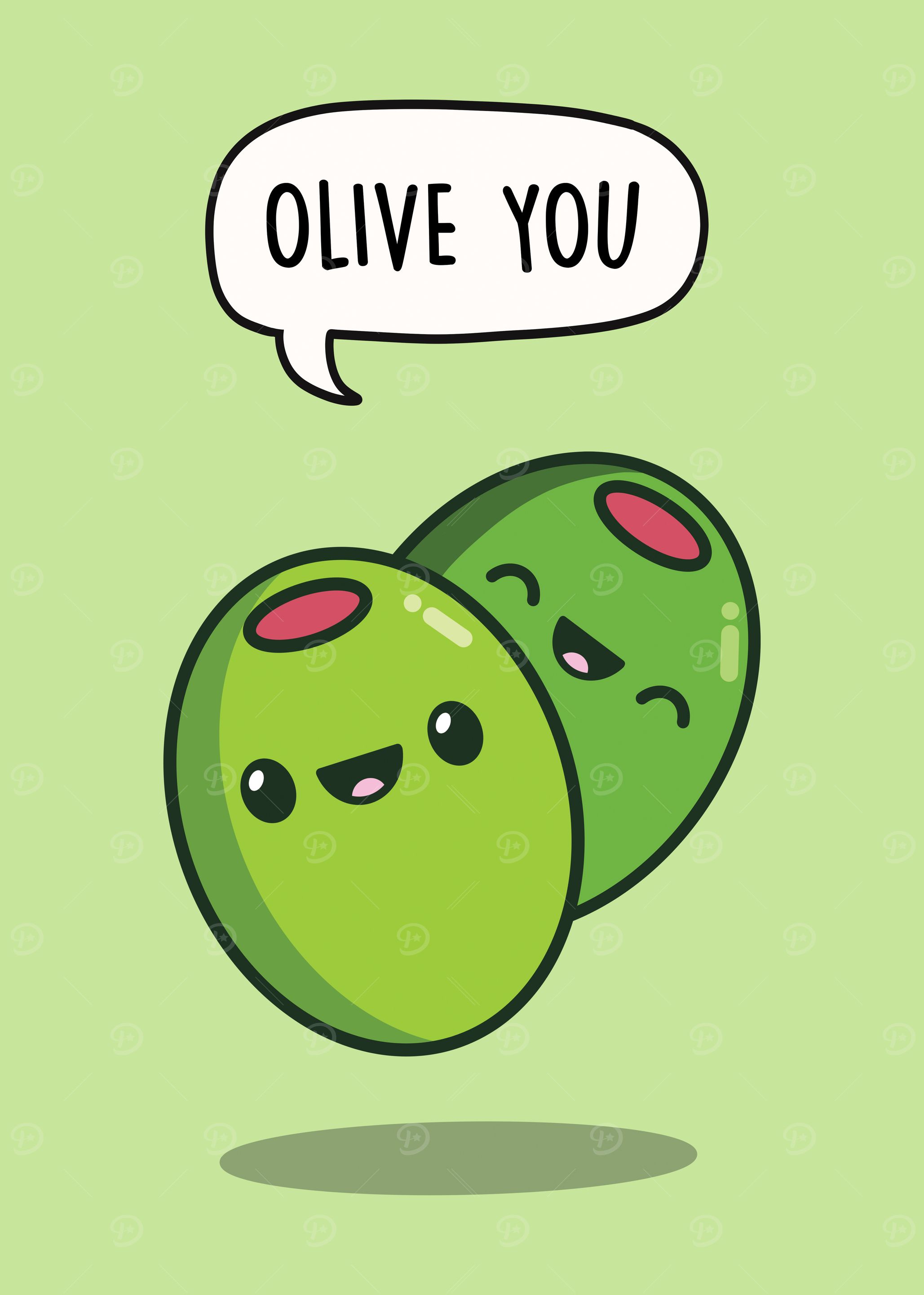 Olive You Pun
