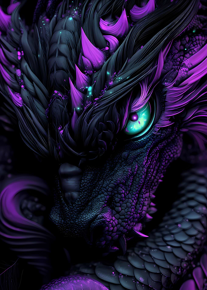 Dragon Eye Close-Up