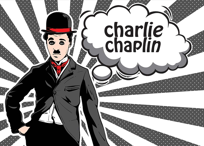 Charlie Chaplin Pop Art