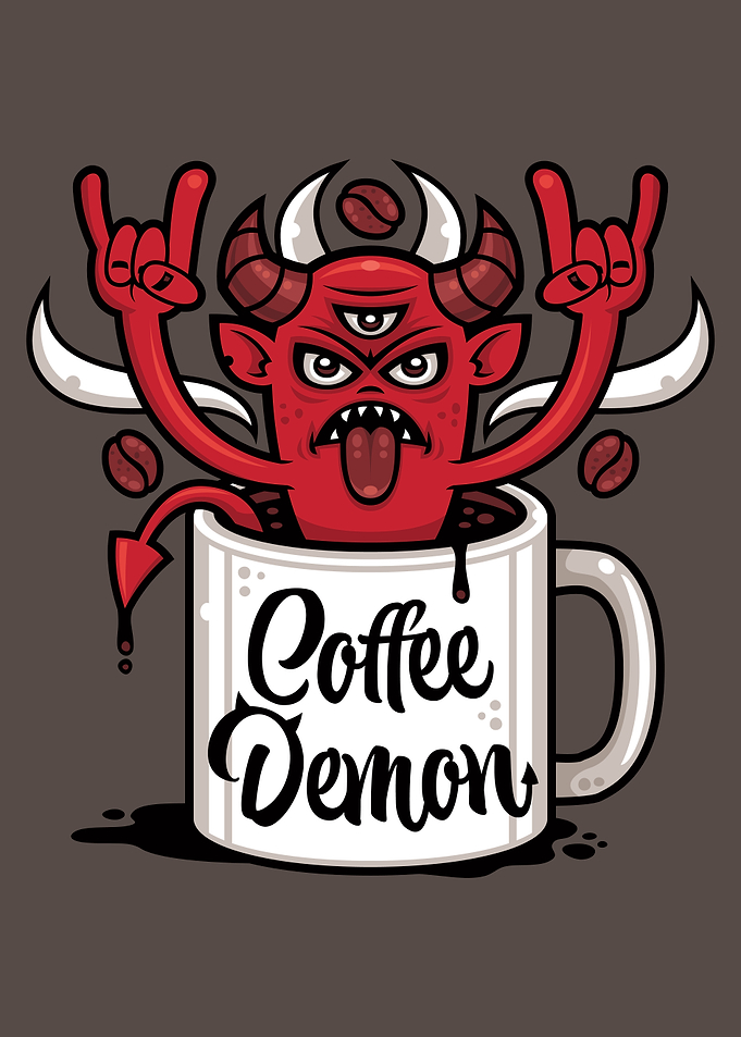 Coffee Demon Illustration