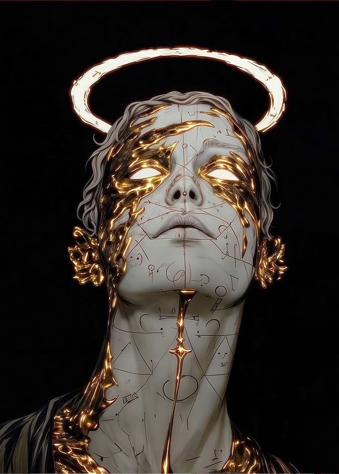 Golden Angel Portrait