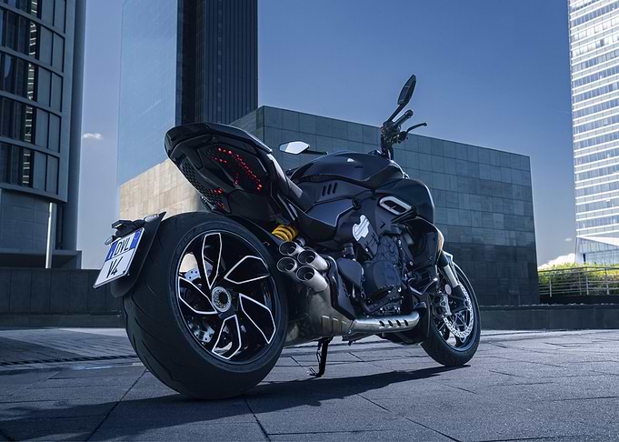Black Ducati Motorcycle
