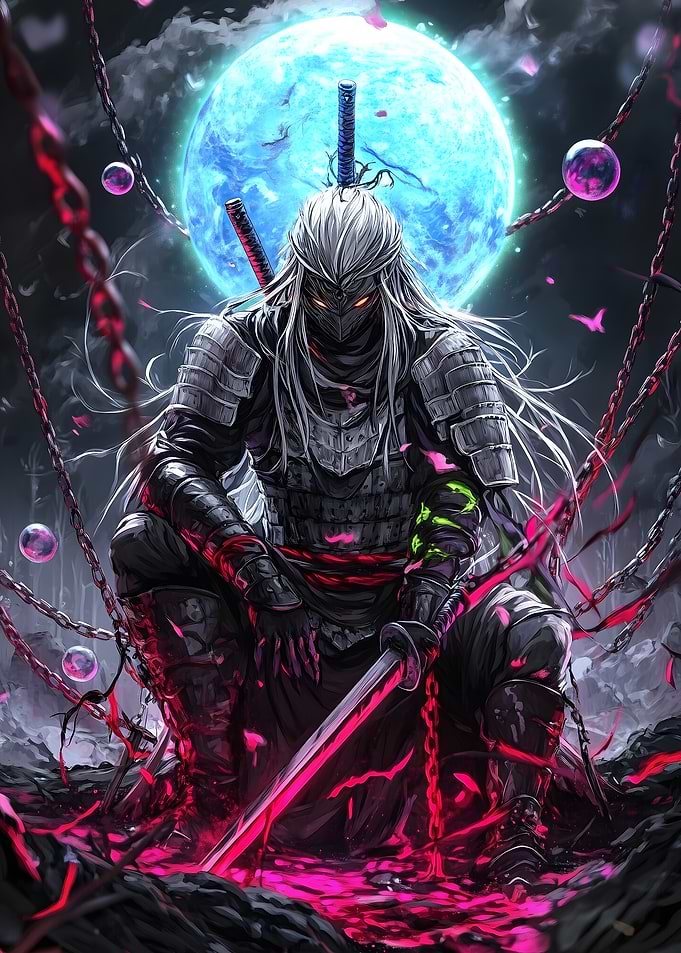 Samurai Warrior with Sword