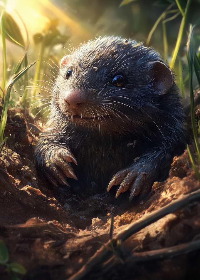 Cute Small Mole
