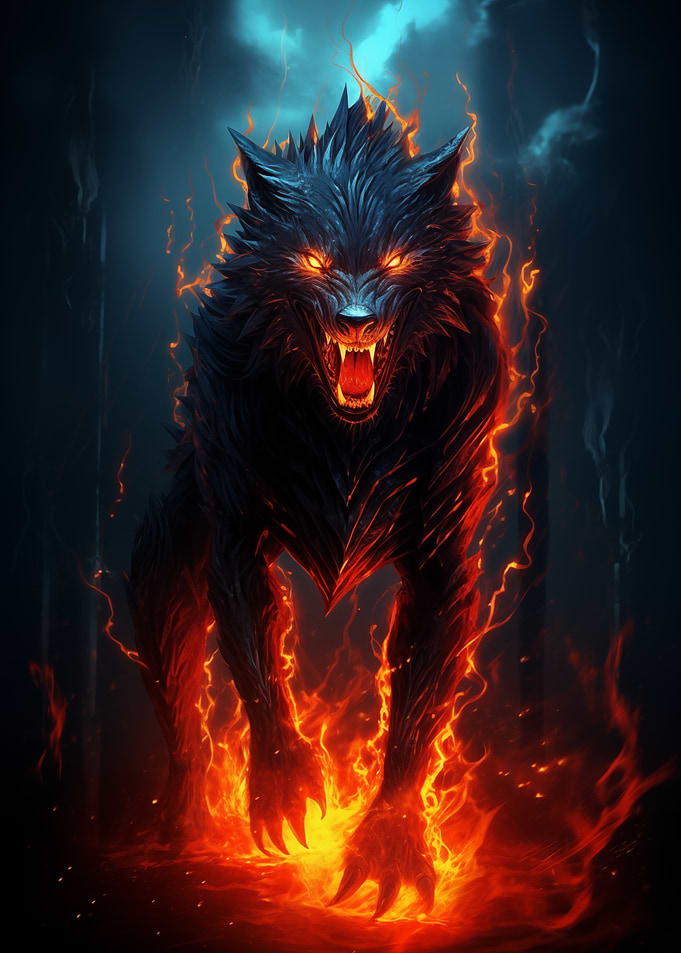 Fiery Wolf