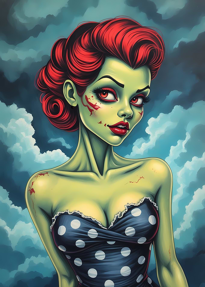 Zombie Pinup