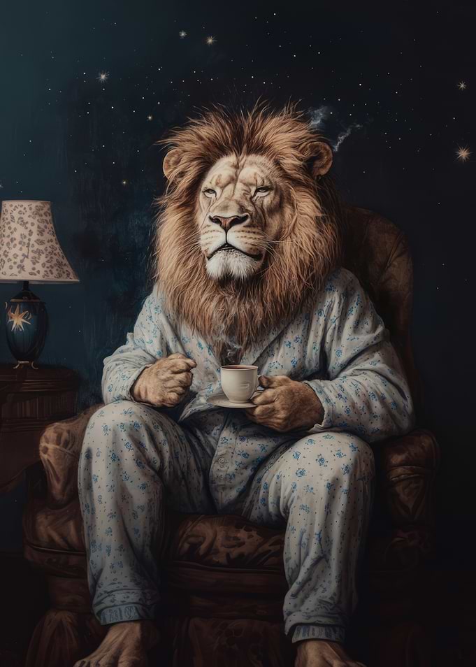 Lion in Pajamas