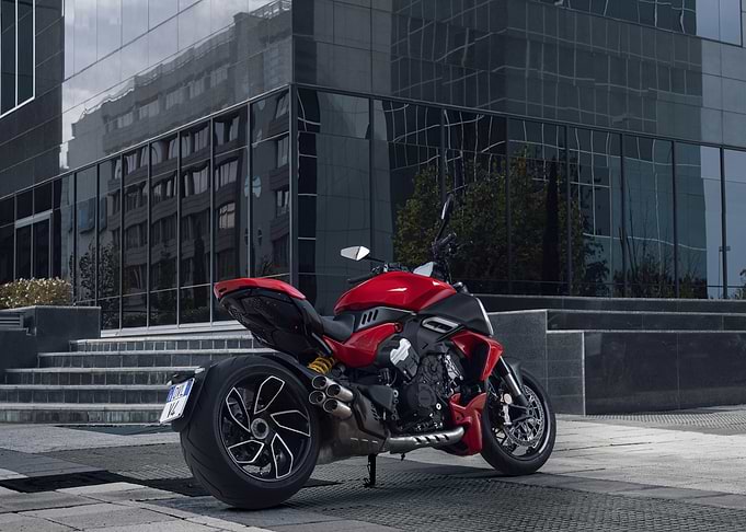 Red Ducati Motorcycle
