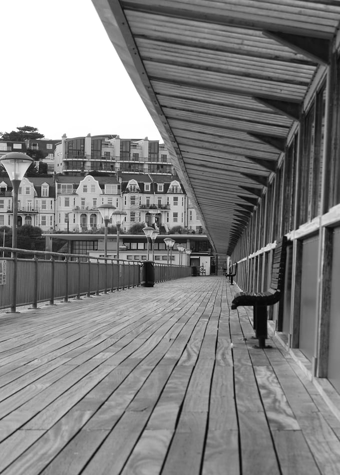 Empty Pier with View