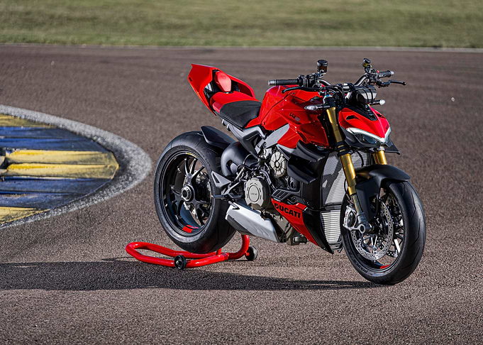 Red Ducati Streetfighter V4