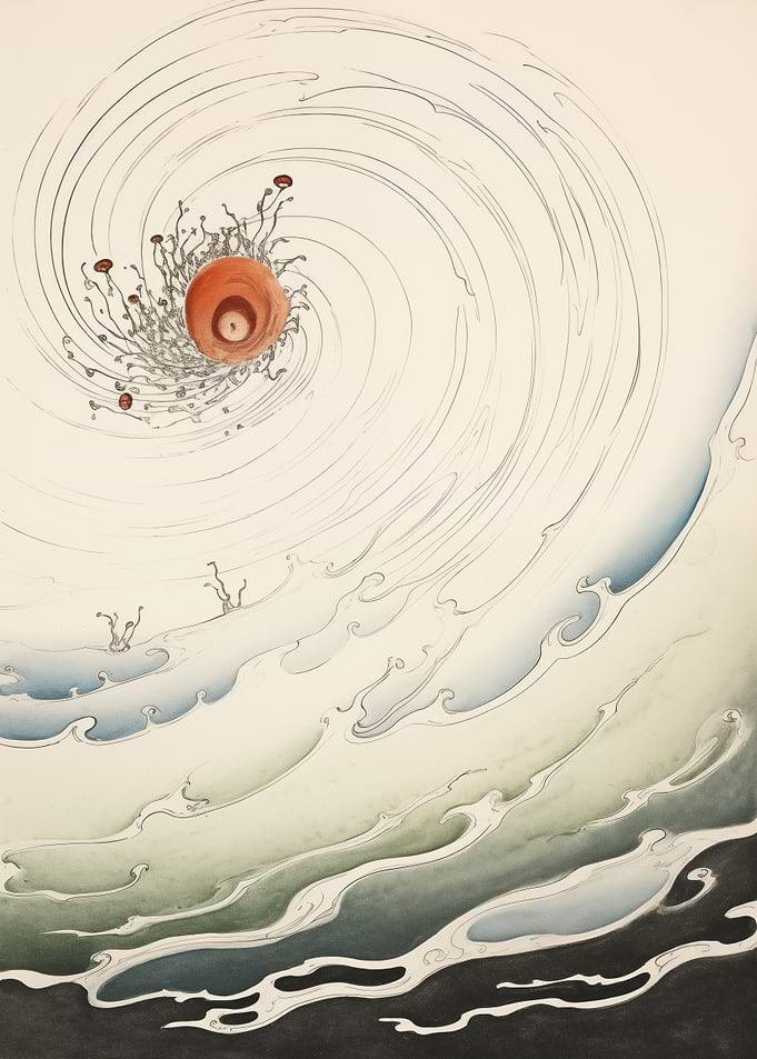 Whirlpool with Red Center