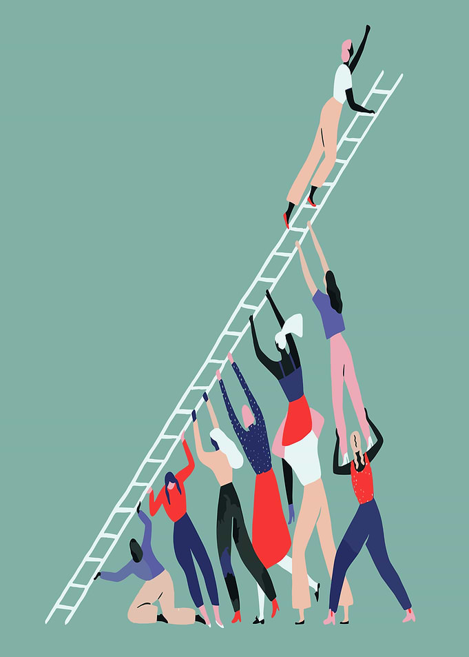 Women Helping Each Other