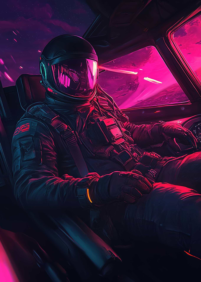 Neon Astronaut