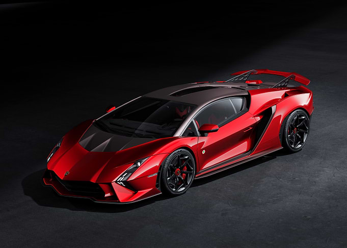 Red Lamborghini Supercar