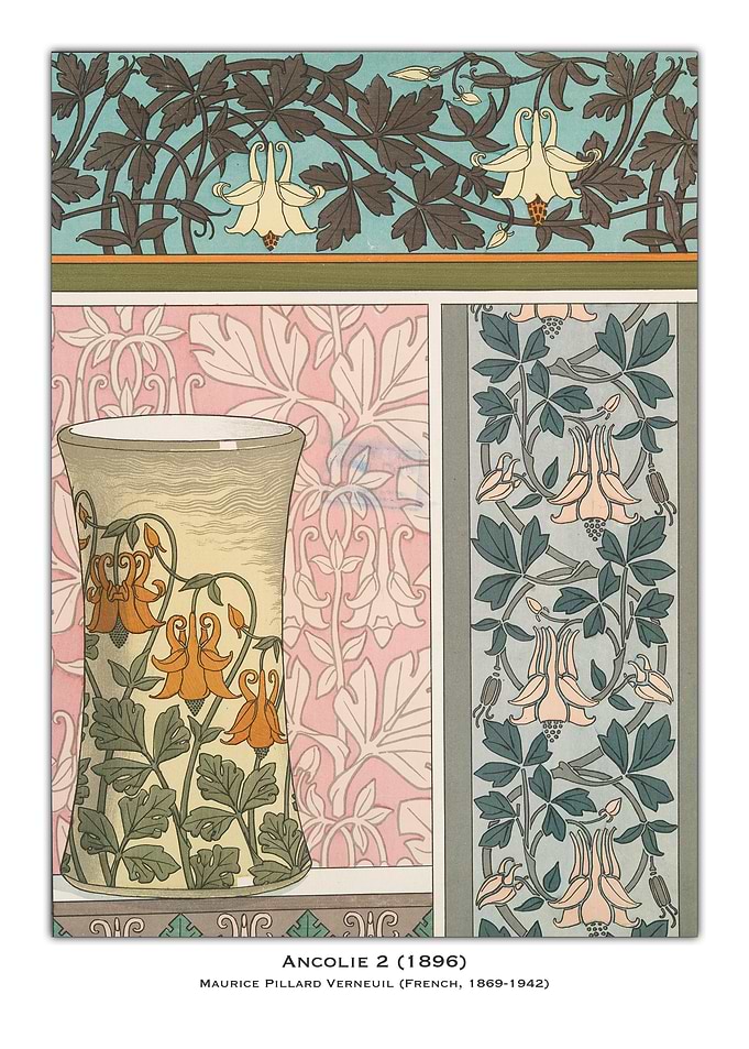 Art Nouveau Floral Pattern