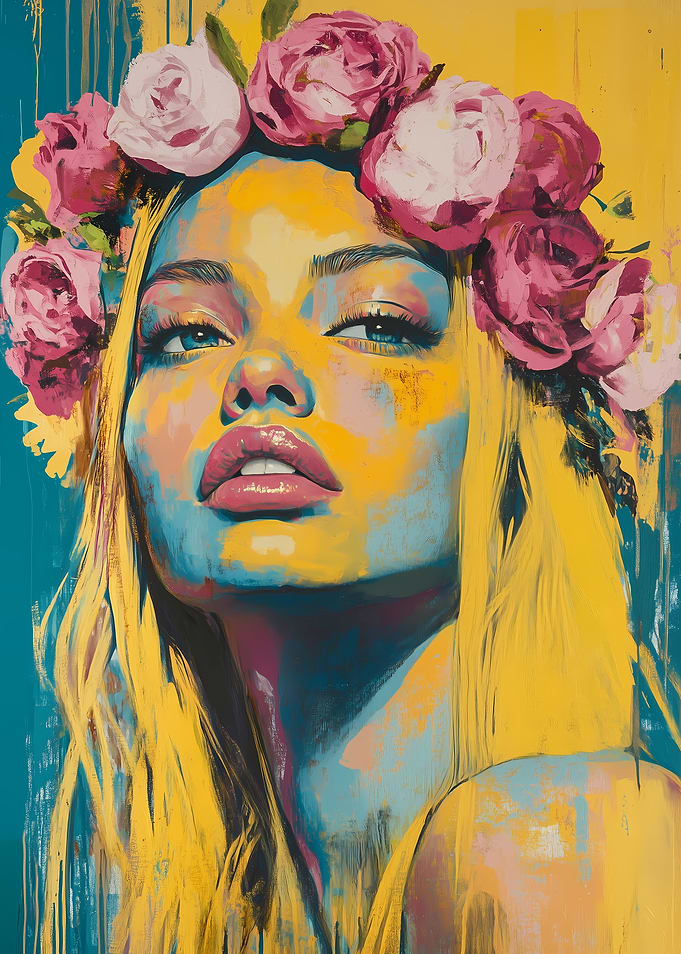 Woman with Flower Crown