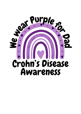Crohn's Disease Awareness Rainbow