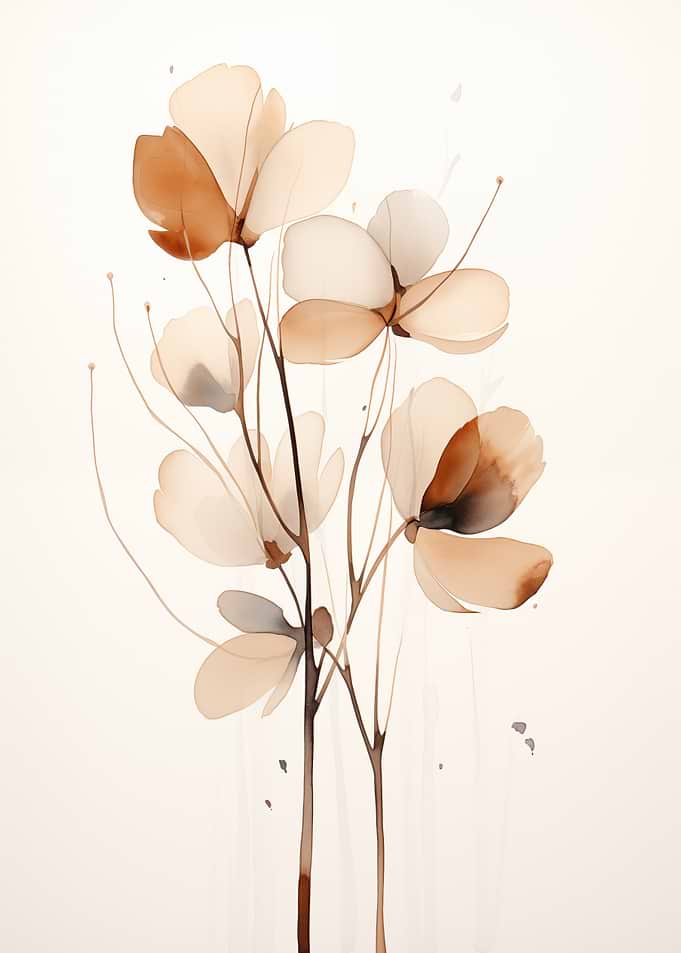 Watercolor Floral Art