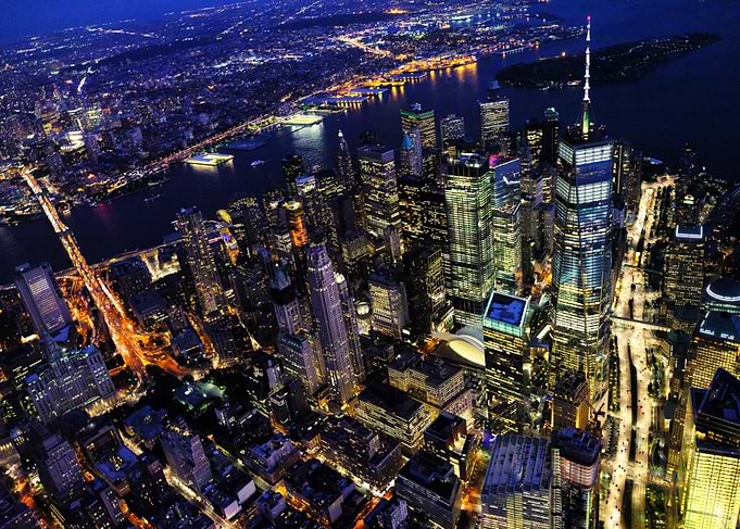 New York City Skyline at Night