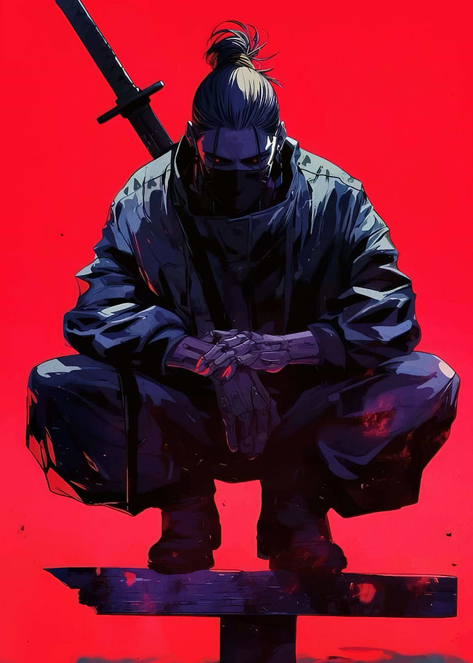 Cyberpunk Samurai