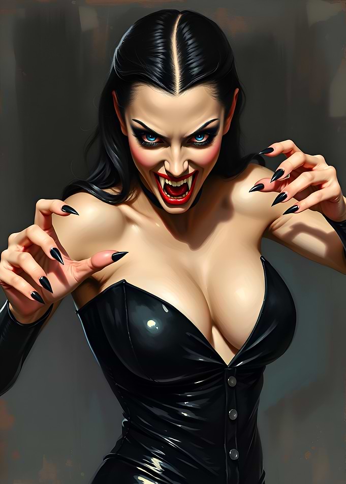 Vampire Woman hunting