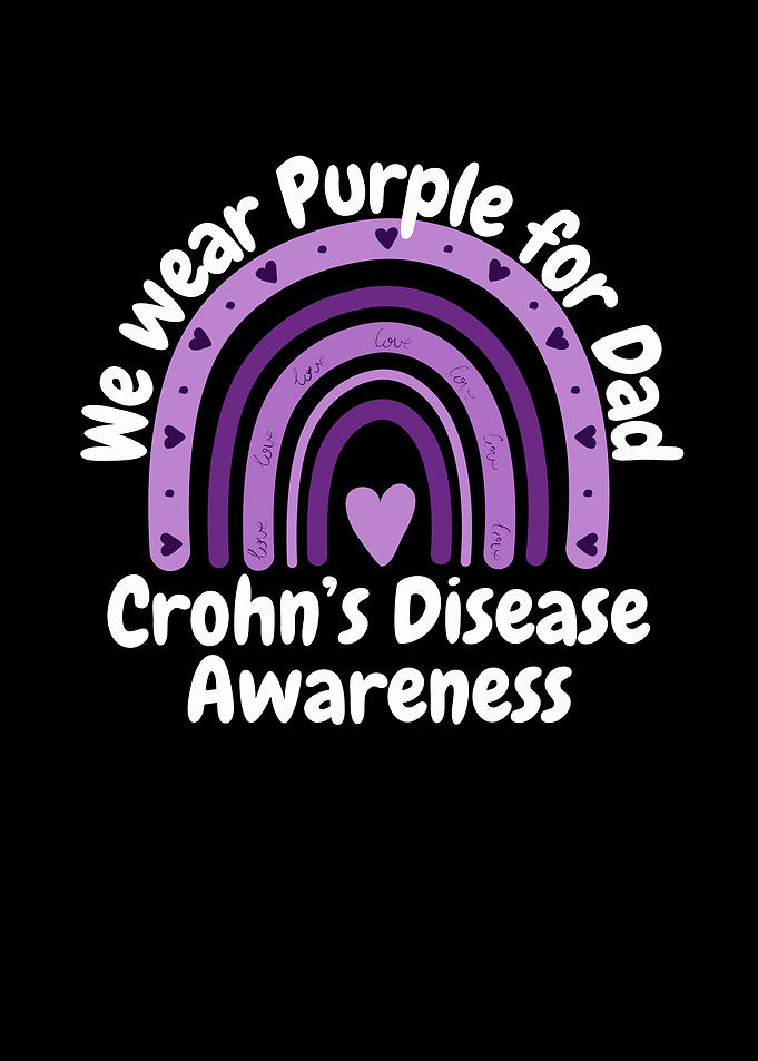 Crohn's Disease Awareness Rainbow