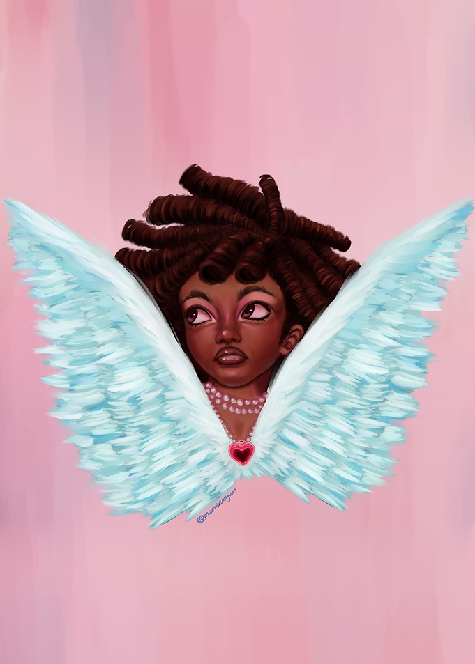 Rose angel