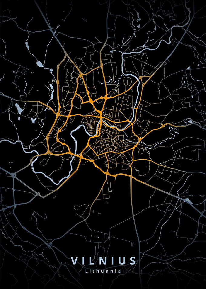 Vilnius City Map