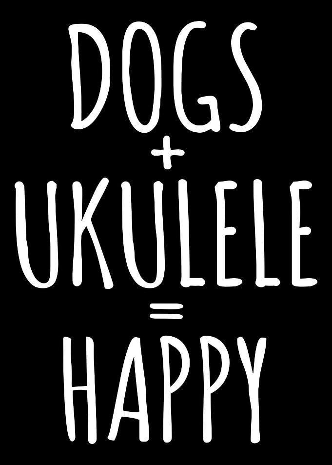 Ukulele Dog Lover, Happy Uke Pet Owner Gift