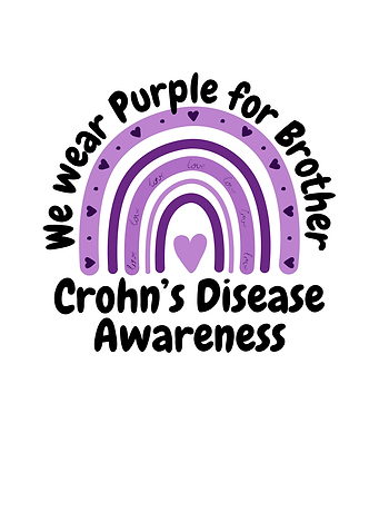 Crohn's Disease Awareness Rainbow