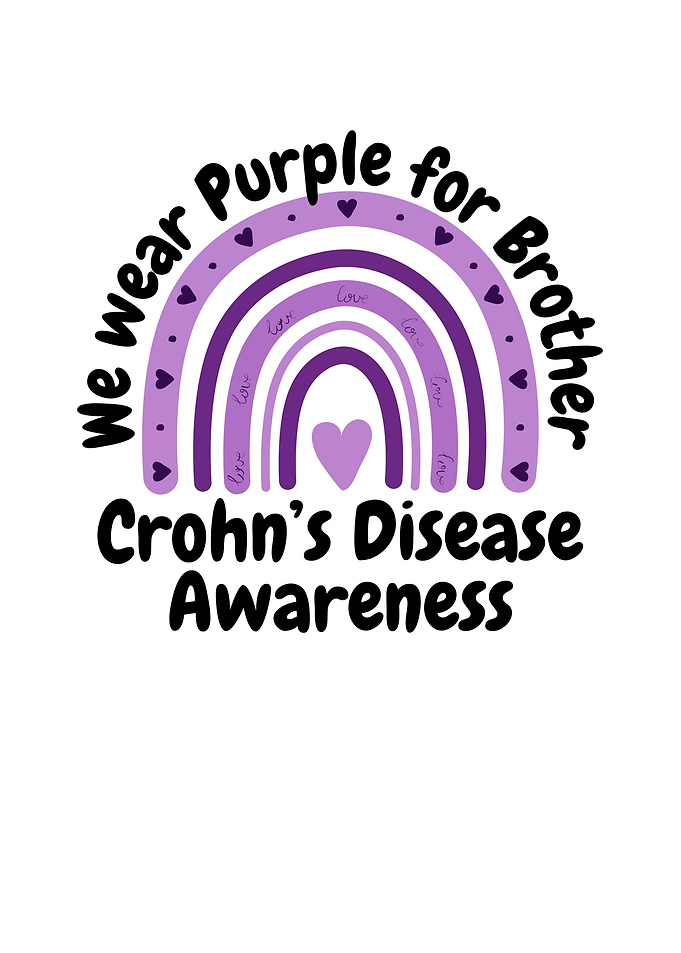 Crohn's Disease Awareness Rainbow