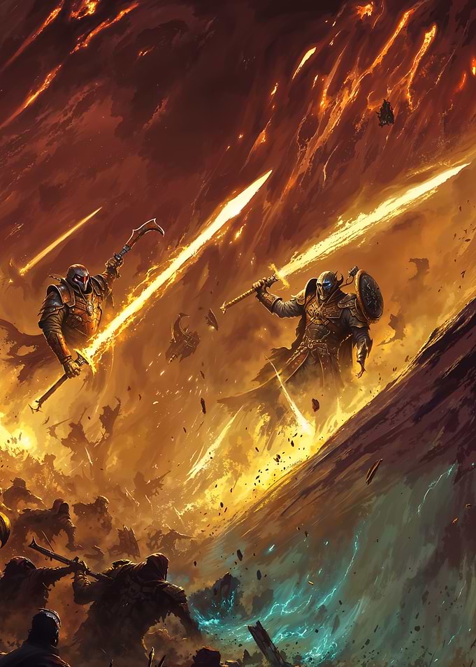 Fantasy Battle Scene