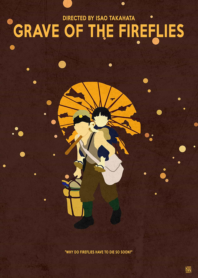 Grave of the Fireflies Poster