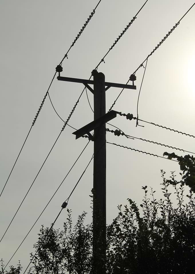 Power Lines Silhouette