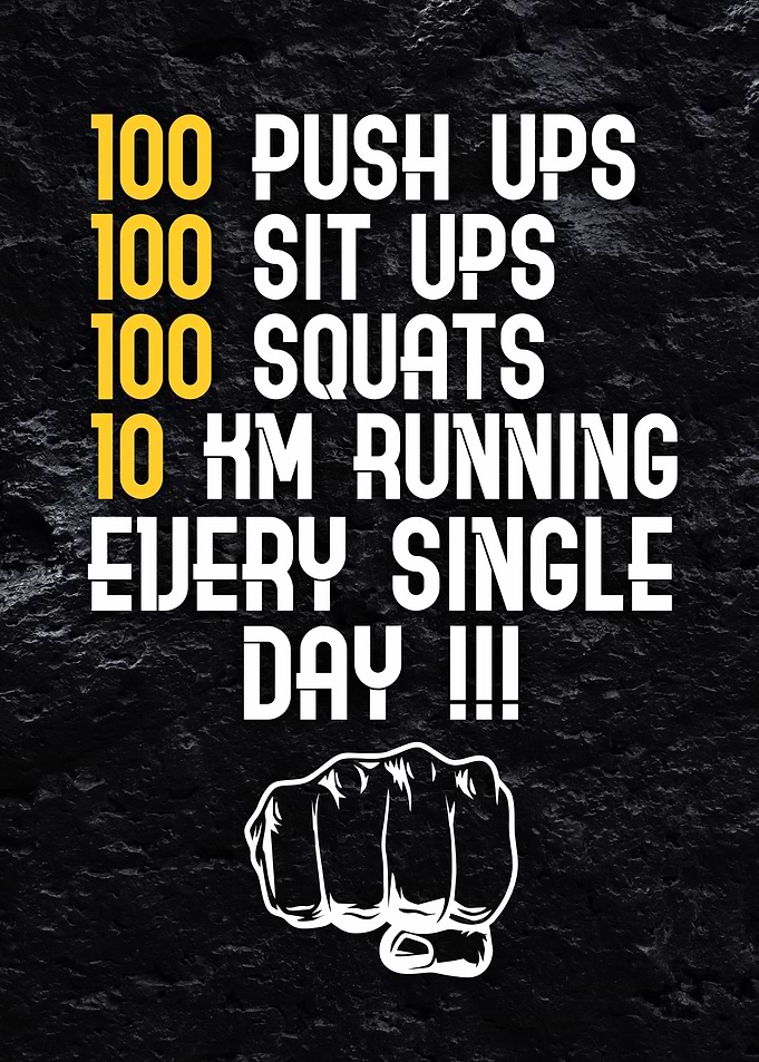 Fitness Motivation Poster