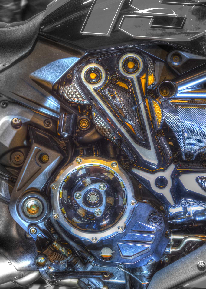 Motorcycle Engine V